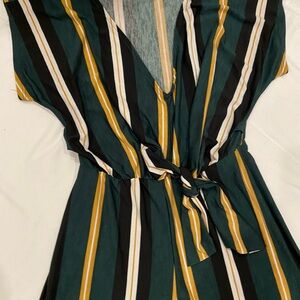 Striped Green and yellow jumpsuit
